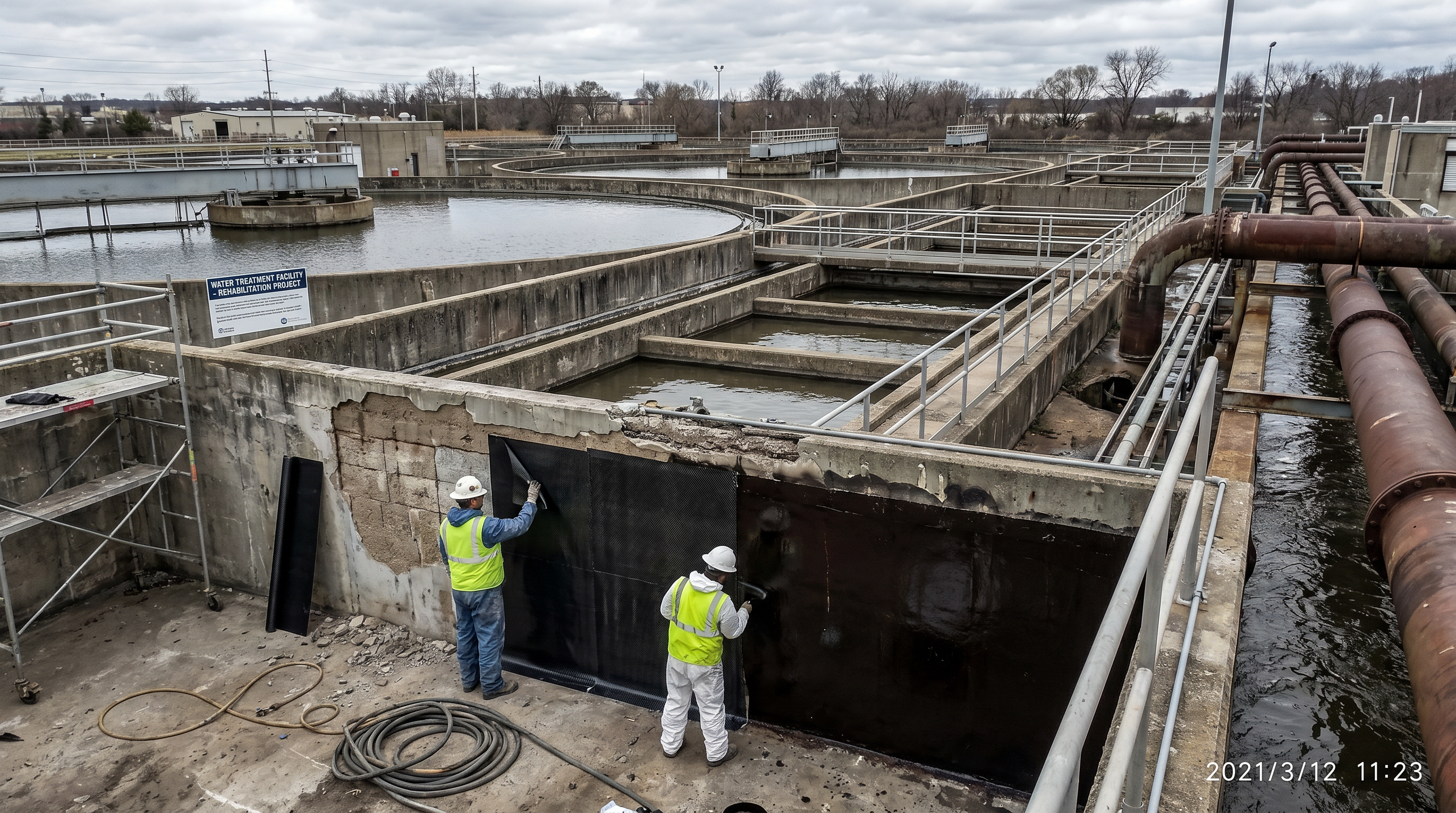 CFRP for Water Treatment Plants and Utility Infrastructure